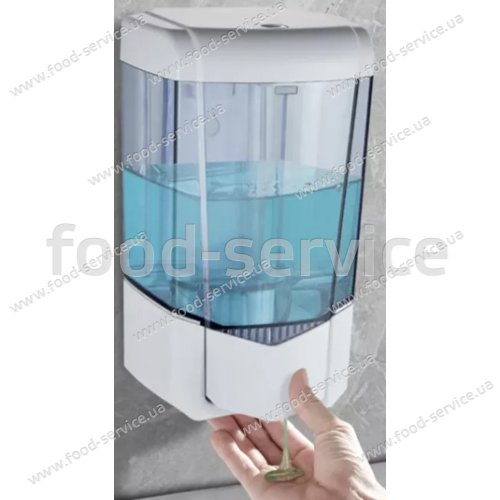 Ручной дозатор для жидкого мыла Berg HSD-F9306 белый 600мл